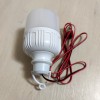 LED Лампа 12v 9W з крокодилами (12 Вольт 9 Ватт зажими) Циліндрична