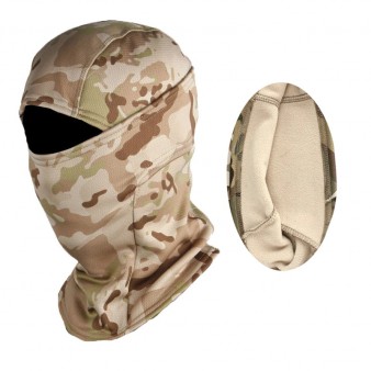 Утеплена тактична балаклава CP Desert зимова тепла балаклава