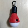 Лампа кемпінгова LED підвісна в палатку на батарейках AAA Червона