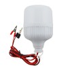 LED Лампа 12v 15W з крокодилами (12 Вольт 15 Ватт зажими) Циліндрична