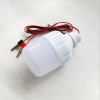 LED Лампа 12v 15W з крокодилами (12 Вольт 15 Ватт зажими) Циліндрична