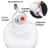 LED Лампа на акумуляторі 30W переносна, підвісна, зарядка від USB