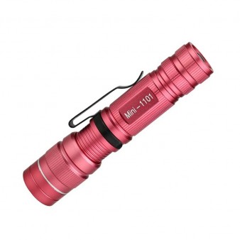 LED ліхтар металевий міцний алюміній із регулюванням променя LED XGFire RED