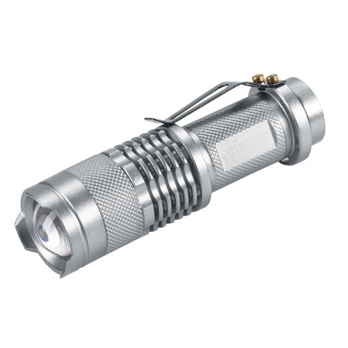 LED ліхтар металевий алюміній із регулюванням променя BL-525 Silver