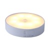 LED світильник з датчиком руху, нічник сенсорний режим Теплий Круглий