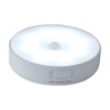 LED світильник з датчиком руху, нічник сенсорний режим Білий Круглий