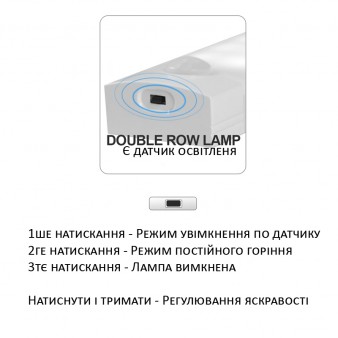 Автономний LED світильник з датчиком руху Warm 11см 12LED на акумуляторі