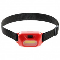 Ліхтар налобний LED СОВ TH2307 + покращений рефлектор на батарейках AAA Red