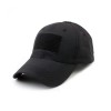 Літня бейсболка Чорна, легка тактична кепка Black Ripstop