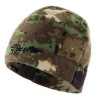 Зимова Флісова шапка ESDY Вудленд Зелений тактична мисливська шапка на флісі Woodland Green